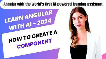 how to create angular component in visual studio code |  Learn Angular For Beginners | 2024
