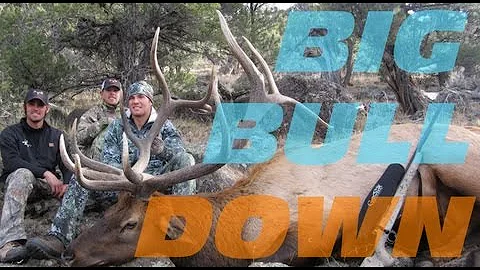 Elk Hunting for Monster Bulls, BIG BULL DOWN! Kill Shot and Full Hunt, Tines Up, Utah Elk Hunt