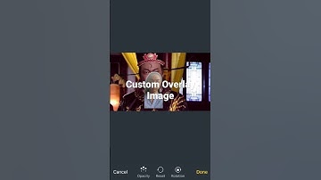 Custom Overlay Image with Shortcuts on iPhone