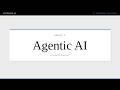 Module 1 - Lecture 7: Agentic AI | AI Fundamentals for Leaders
