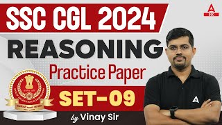 SSC CGL 2024 | SSC CGL Reasoning Classes By Vinay Tiwari | SSC CGL Reasoning Practice Set #9