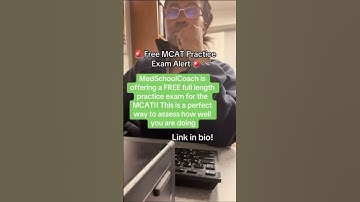 Our #MCAT practice test replicates the style of an official AAMC exam. Get it on MedSchoolCoach.com!