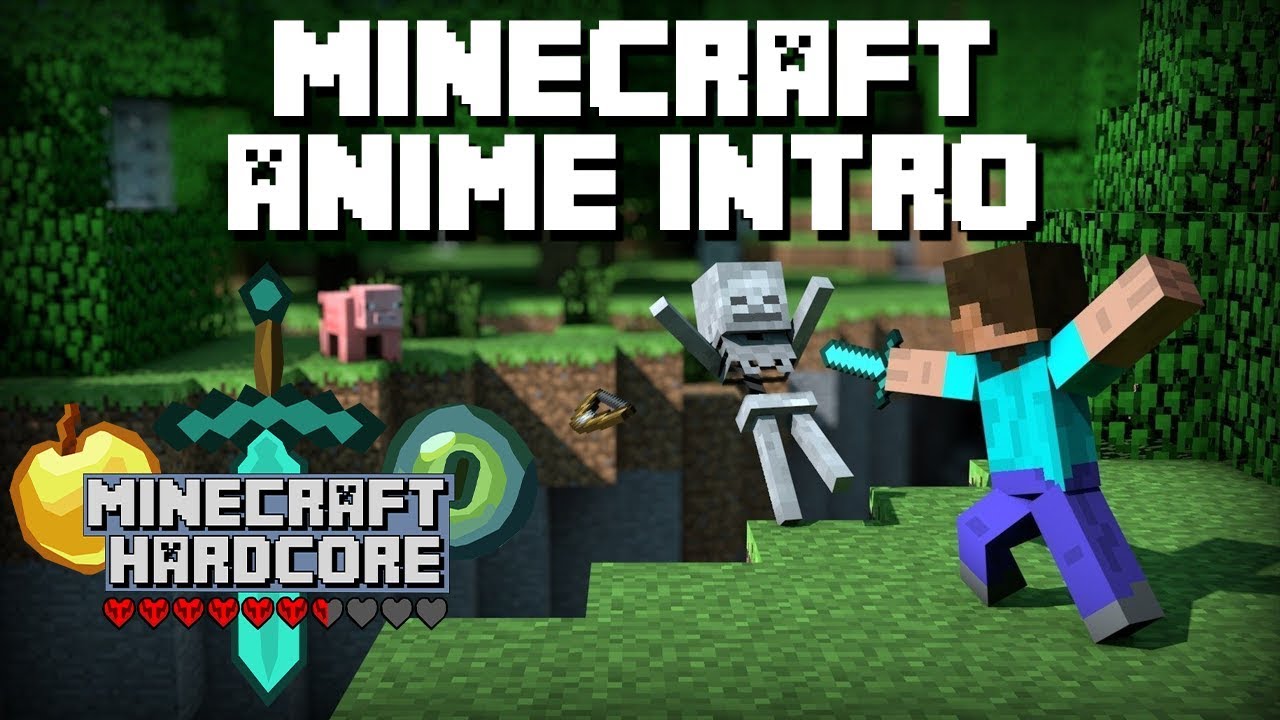Minecraft Anime Intro Opening gaming logo