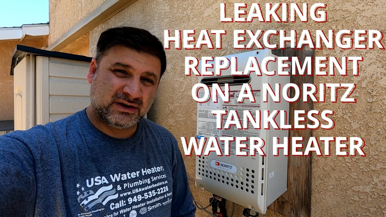 Leaking Heat Exchanger Replacement Of A Noritz NR98OD Tankless Water Leaking Heat Exchanger Replacement Of A Noritz NR98OD Tankless Water