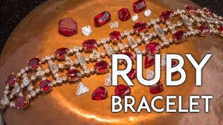 Creation of a Magnificent Ruby Bracelet by IVY
