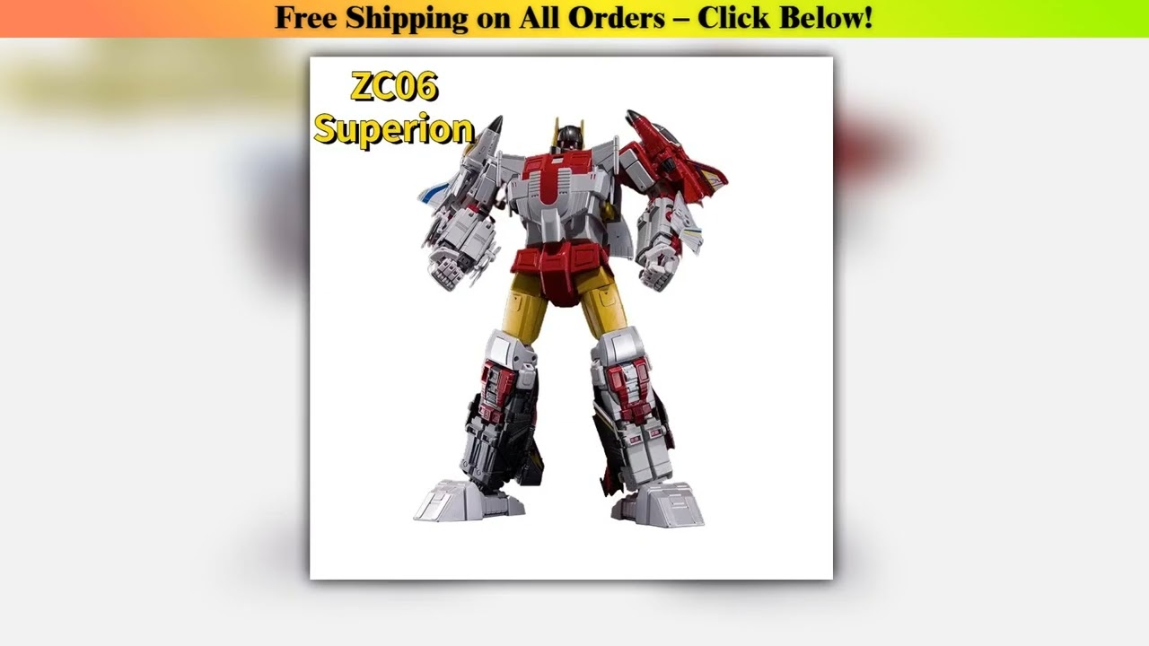 Transformation ZETA Toys ZC06 ZC-06 Superion Silverbolt Slingshot Skydive Airraid Fireflight Small