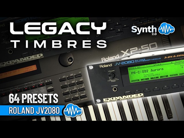 ROLAND XP-50 JV-2080 ♫ 64 Custom Legacy Sounds ▻ LEGACY TIMBRES