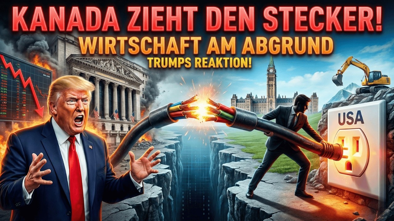 🚨 KANADA zieht den Stecker Amerikas Wirtschaft am Abgrund Trumps Reaktion!