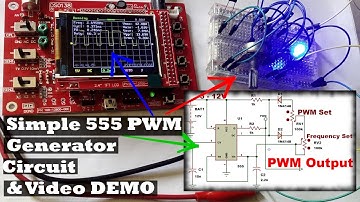 555 PWM Generator Circuit & Video DEMO