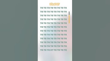 Can you find 87?  #brainteaser #numberchallenge #puzzle