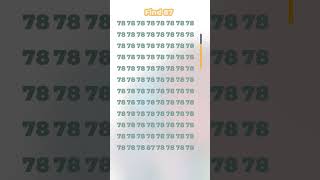 Can you find 87?  #brainteaser #numberchallenge #puzzle