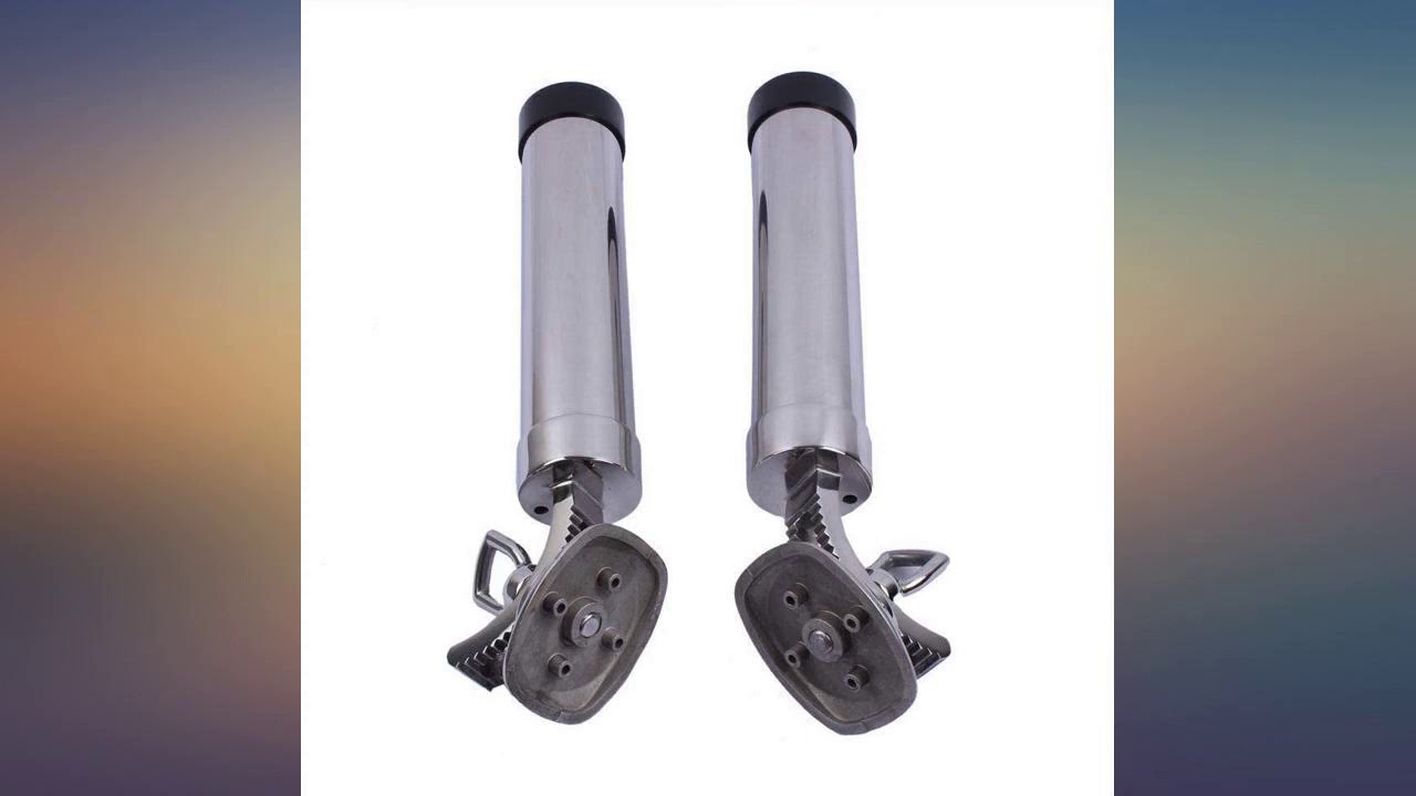 all angle deck mount adjustable fishing rod holder Outrigger 1/2 inch. Mojiate 2-Pack Stainless Steel Fishing