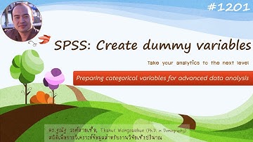 SPSS: Dummy variables - preparing categorical variables for advanced analysis