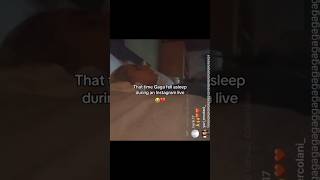 That time Lady Gaga fell asleep during an instagram live 😭💔