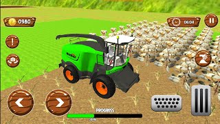 Tractor Farming Driver: Village Simulator 2022 - Forage Plow Farm Harvester - Android Gameplay screenshot 5