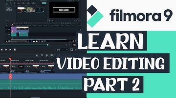 FILMORA 9 I (PART 2) VIDEO EDITING TUTORIAL FOR BEGINNERS