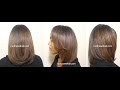 Straightening and Trimming Transitioning Hair