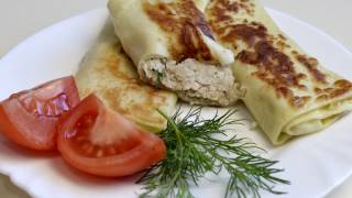 Блинчики с мясом Блинчики с мясом