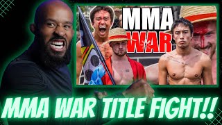 MMA WAR STREET BEEF REACTION!! TITLE FIGHT!