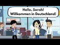 Deutsch lernen mit Geschichten | Sarah studiert in Deutschland - Episode 1