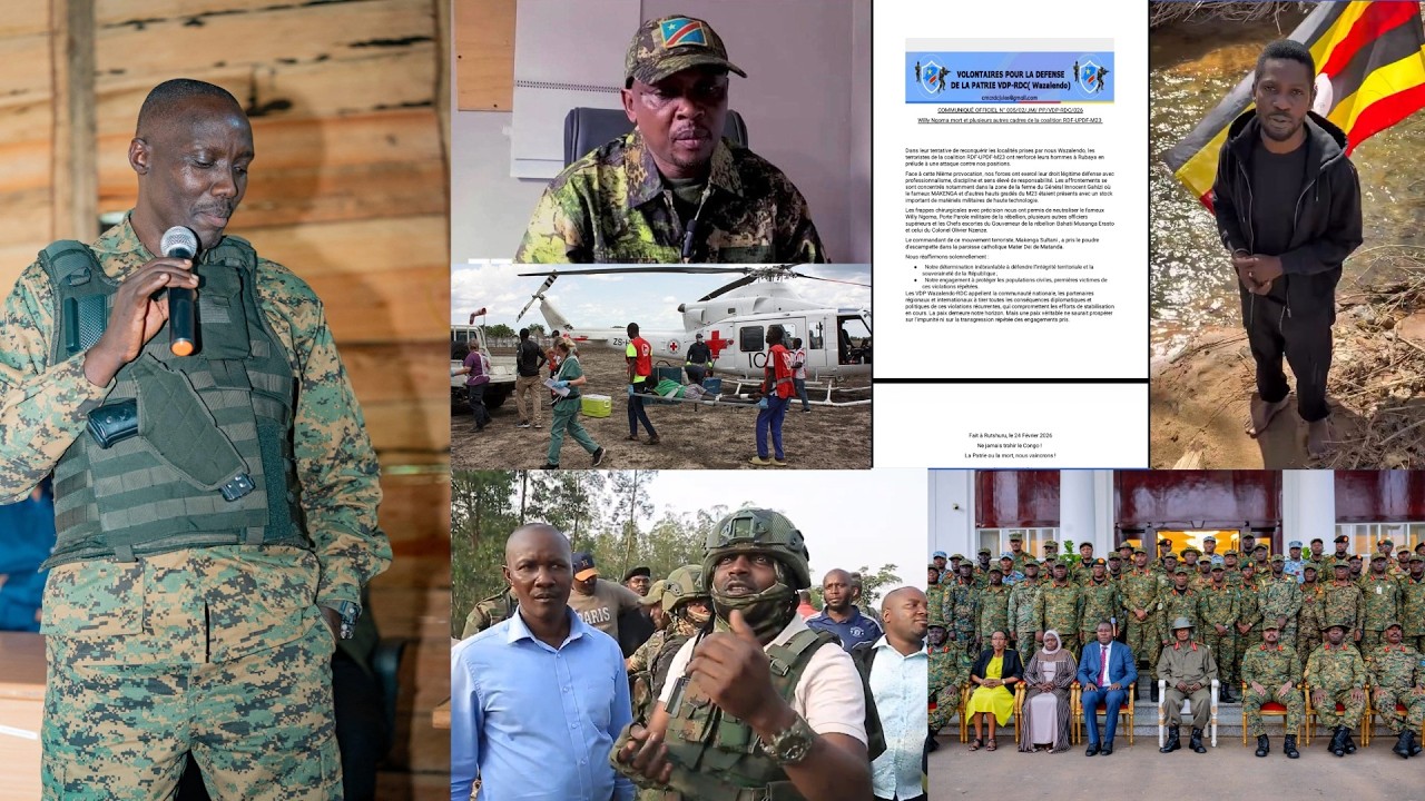 🔴WAZALENDO ZIGAMBYE KWICA COL. WILLY NGOMA/ LONI YASABYE AMAHANGA GUTANGA UBUFASHA MURI SUDAN/ DRONE