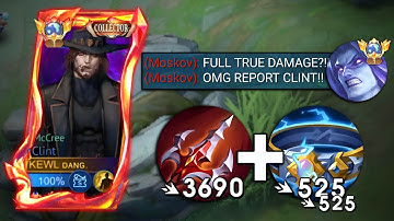 CLINT UNLIMITED TRUE DAMAGE HACK BUILD IS SO OVERPOWER!🔥 ( 100% BROKEN! ) - CLINT BEST BUILD 2025!!