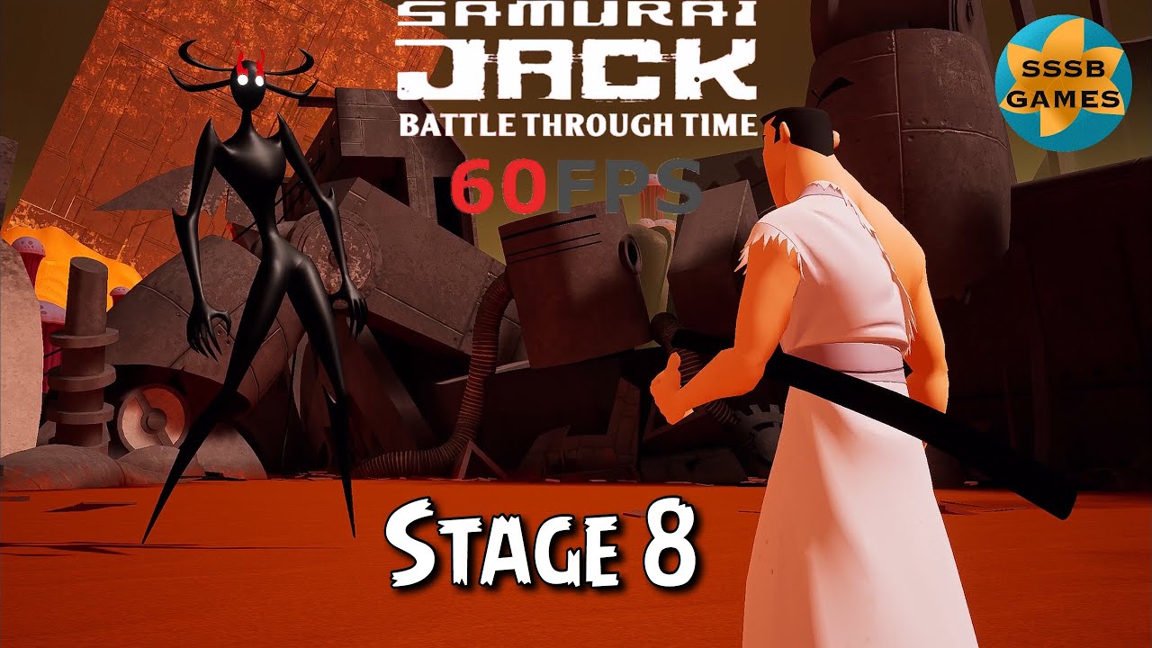 Samurai Jack Battle Through Time Stage 8 , Apple Arcade Walkthrough By