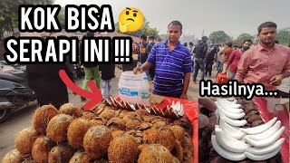 SKILL SUHU SI PEMOTONG BATOK KELAPA INDIA!!! Rapi Sekali, Ternyata Begini Caranya... (2021)