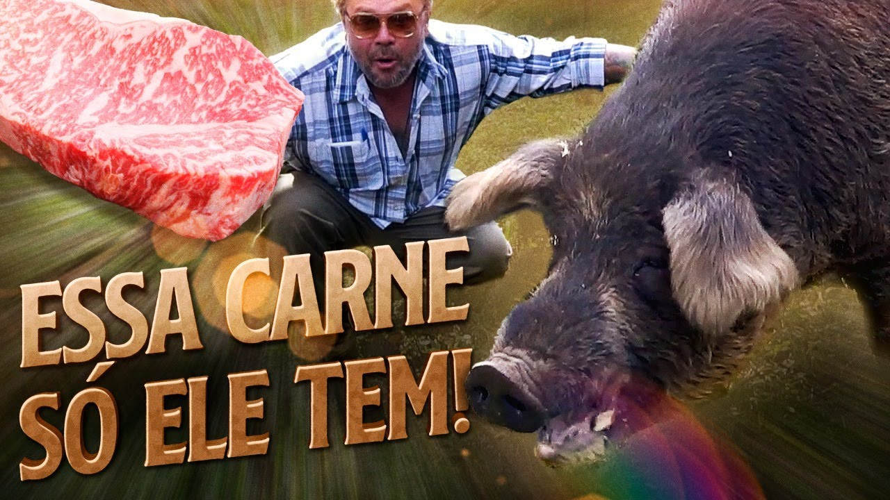 MOURA, O PORCO COM CARNE VERMELHA IGUAL BOI! | RICHARD RASMUSSEN