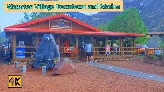 Waterton Village Downtown And Lake Marina on 2021. #alberta #waterton #canada #Calgary