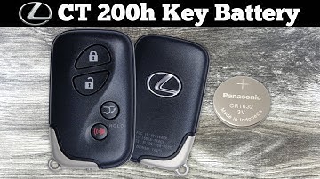 How To Replace 2010 - 2015 Lexus CT 200h Remote Fob Key Battery - CT200h Replacement Change Tutorial