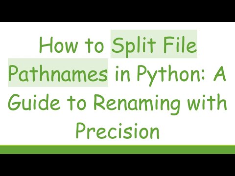 How to Split