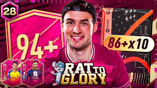 THE RATS RISK EVERY 86+ x 10! 🐀🚨 PC RAT TO GLORY S5 E28! FIFA 23