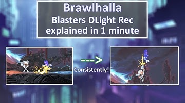 Hit Blasters DLight Recovery CONSISTENTLY in 1 minute! [Brawlhalla]