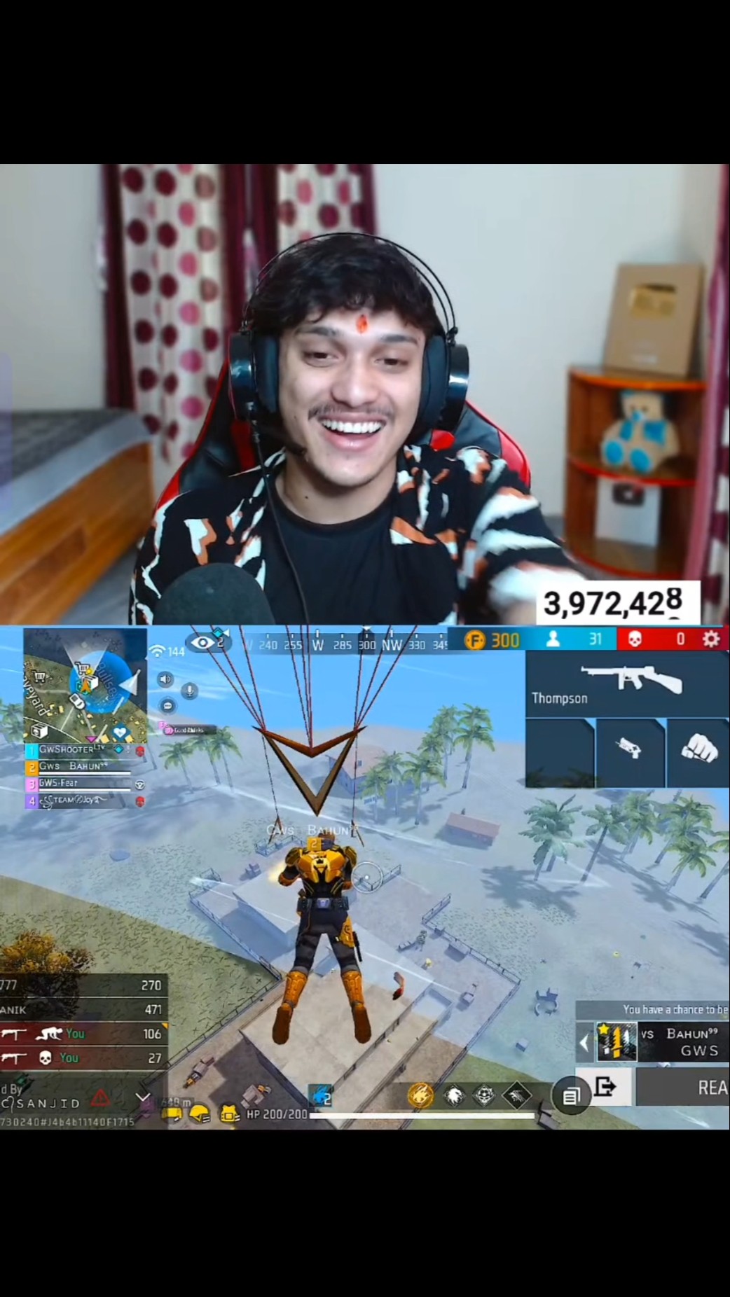 JADUGAR OR WOTT?? #shorts #freefire #gwshooter #totalgaming #tondegamer #ungraduategamer
