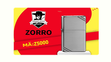 Bật lửa Zorro Z5000 kiểu cổ điển gió thổi không tắt | Ambe.vn