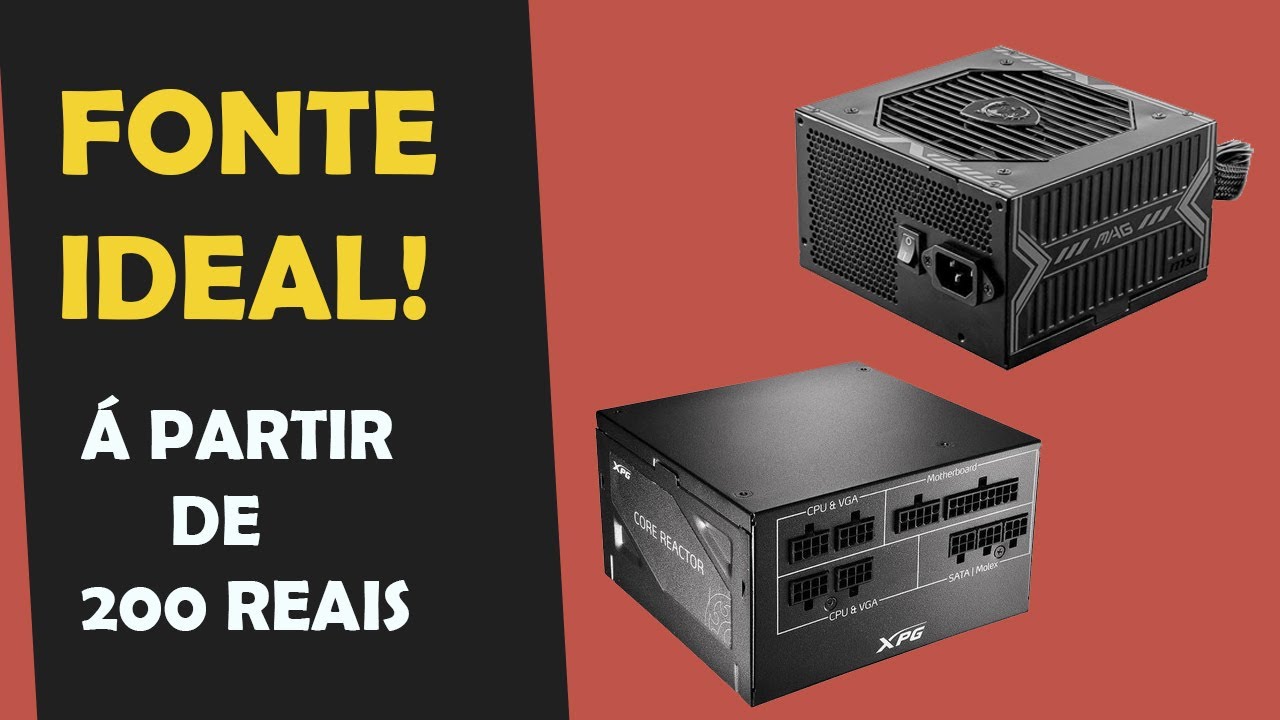 Fonte 750 W: 8 modelos para montar seu computador por a partir de R$ 339