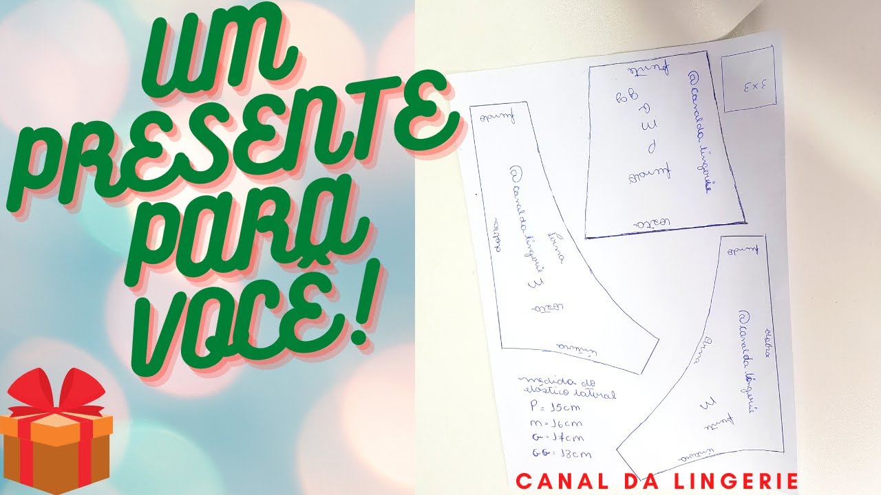 MOLDE GRÁTIS.(disponibilizamos o molde de um modelo do 