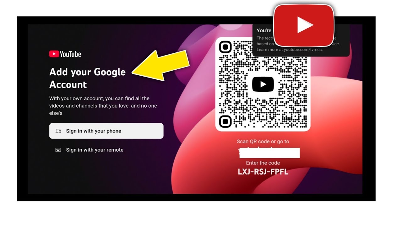 Add your Google Account Problem On Tv || Sign in Android Smart TV - YouTube
