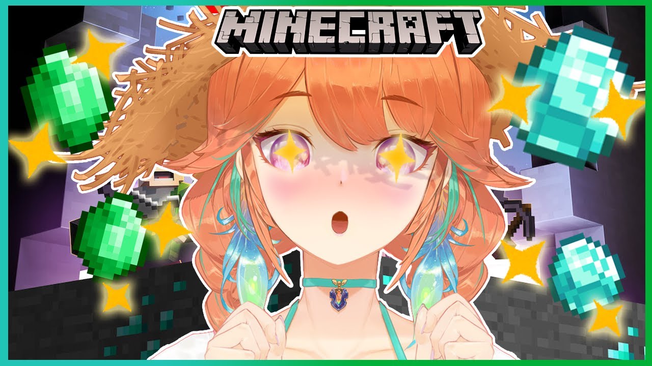 【MINECRAFT】I WANT EVEN MORE DIAMONDS AND EMERALDS #kfp #キアライブ