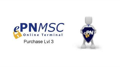 ePNOnline Terminal - Level 3 Transactions