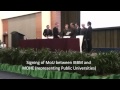 FSTEP - MoU Signing Ceremony with Universities in Malaysia