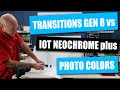 Transitions Gen 8 vs. IOT Neochrome PLUS Color and Flash Mirror Photochromics