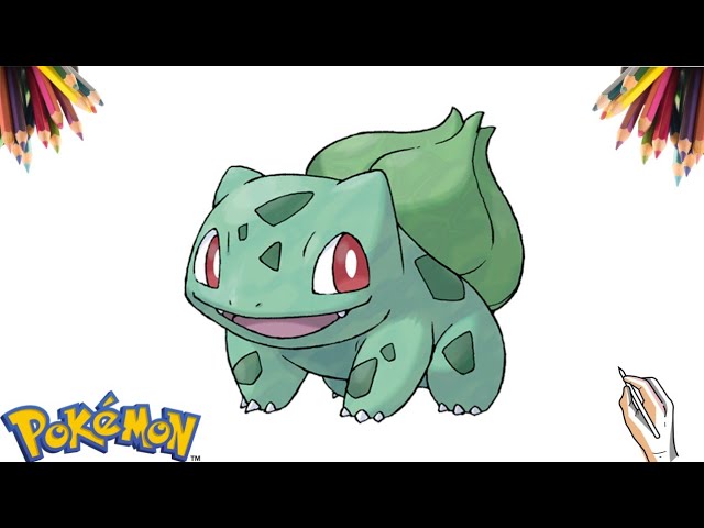 Como desenhar o Pokémon Bulbassauro