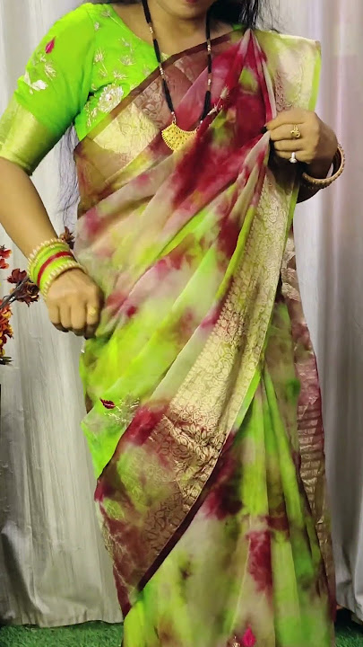 Saree draping trick | #saree #drape #shortsvideo #sareedraping
