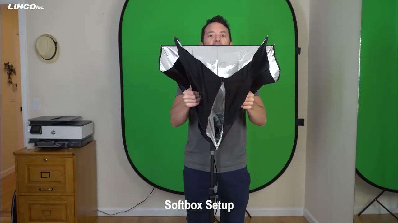 How To Open The LINCO AM169 Softbox (Easy StepByStep Tutorial Setup