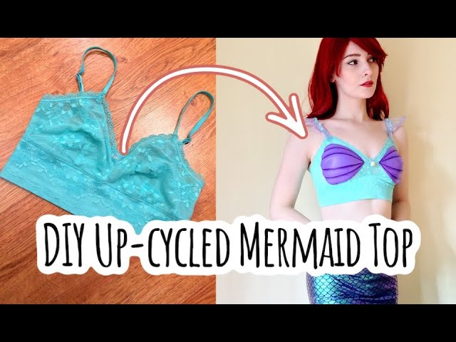 Making a Mermaid Top From an Old Bralette