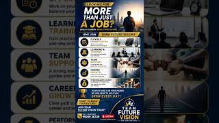 Why Join Team Future Vision? | Flexible Career & Business Opportunities | Hyderabad