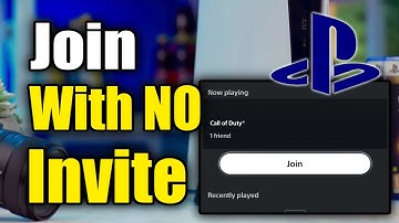 How to Join A Friends Game without an Invite on PS5 Friends List (Best Method)