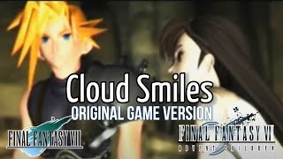 Advent Children 'Cloud Smiles'  original FFVII version (Cloud/Tifa by the Highwind scene)